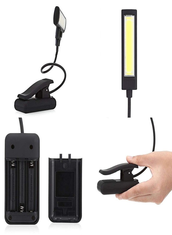 Yorten Portable cob led Book Light Adjustable Lamp Flexible Arm Lightweight Eye-Care Night Reading Clip. - Image 4