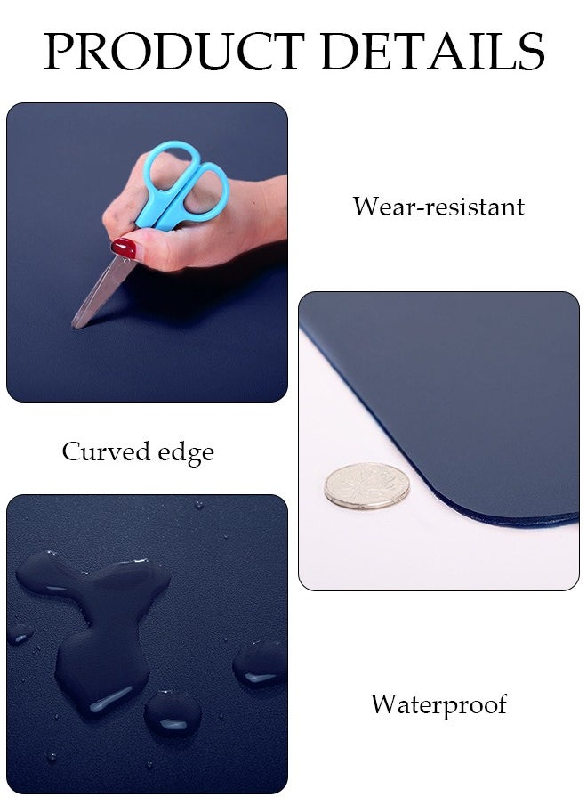 DUNISO - Leather Desk Pad Protector Office Desk Mat Large Mouse Pad,Non-Slip Leather Desk Blotter Laptop Desk Pad,Waterproof Desk Writing Pad for Office and Home - Image 1