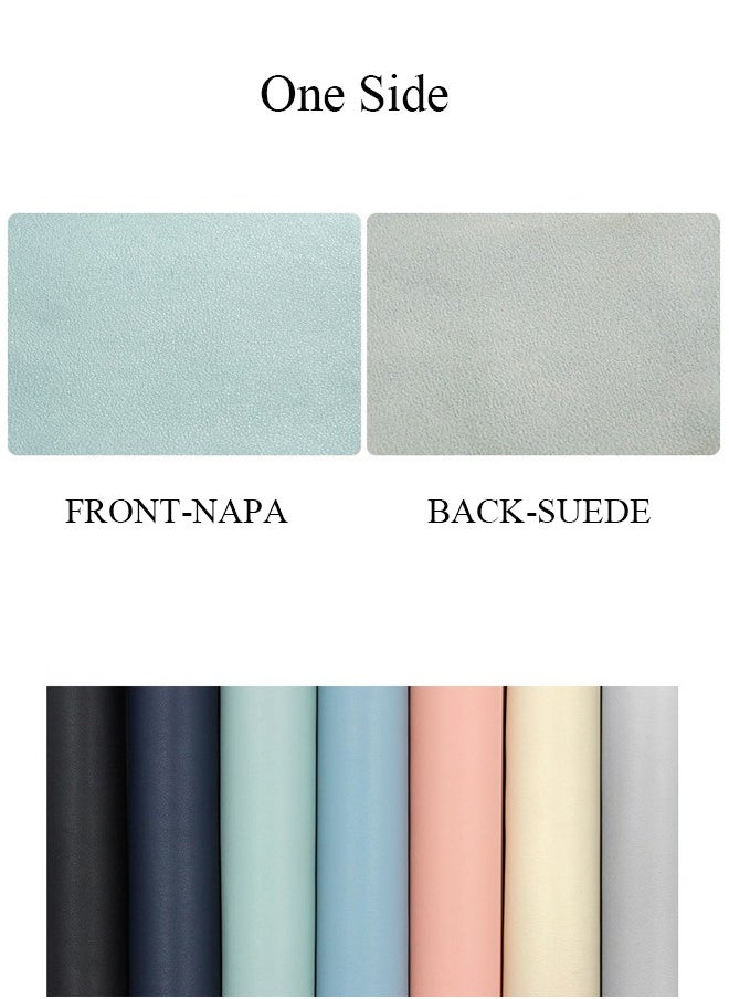DUNISO - Leather Desk Pad Protector Office Desk Mat Large Mouse Pad,Non-Slip Leather Desk Blotter Laptop Desk Pad,Waterproof Desk Writing Pad for Office and Home - Image 1