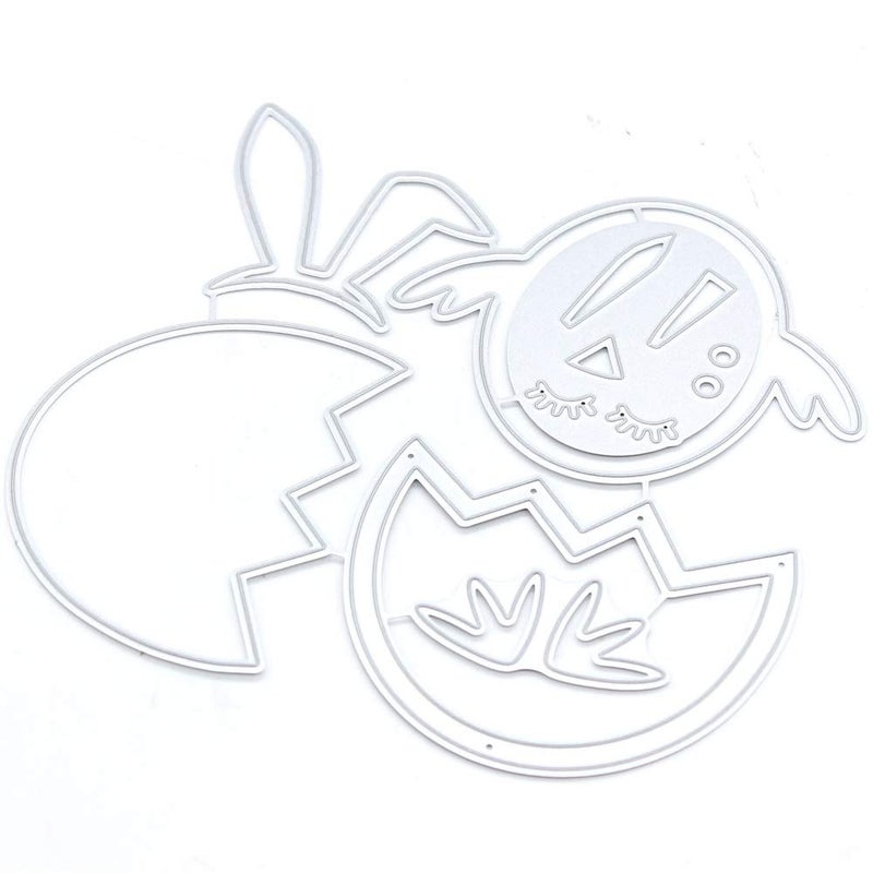 KSCRAFT Easter Egg Shaker Metal Cutting Dies Stencils for DIY ScrapbookingPhoto Album Decorative Embossing DIY Paper Cards