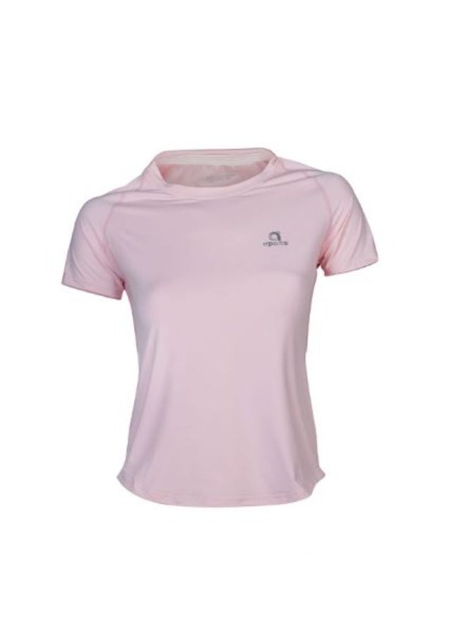 Apacs Badminton T-Shirt RN 368 Pink for Ladies – Lightweight Quick-Dry Sports T-Shirt, Breathable Athletic Wear for Badminton, Training & Indoor Sports - Image 1