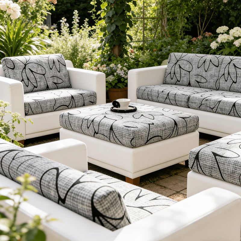1pc Modern Seatback Cover Milk Velvet Sofa Slipcover Vintage Minimalist Style 360 Degree Full Wrap Furniture Protector Pet Friendly Machine Washable Decorative Sofa Protector For Cushion Fit All Sofas And L Shape Sofa - Image 1