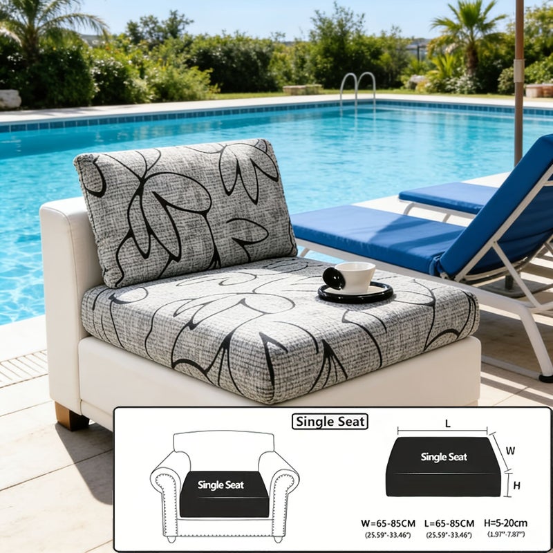 1pc Modern Seatback Cover Milk Velvet Sofa Slipcover Vintage Minimalist Style 360 Degree Full Wrap Furniture Protector Pet Friendly Machine Washable Decorative Sofa Protector For Cushion Fit All Sofas And L Shape Sofa - Image 3