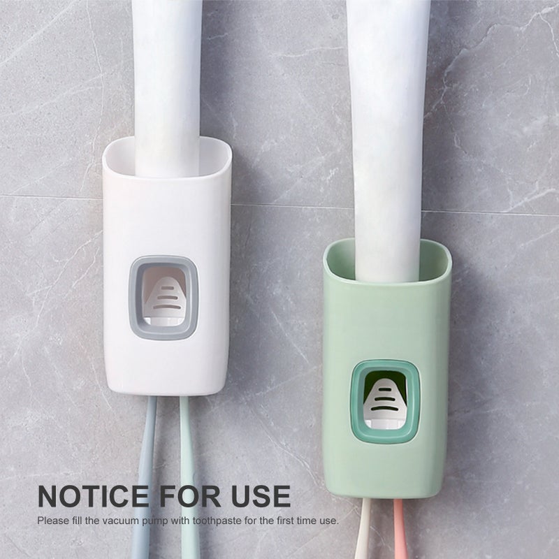 Toothpaste Dispenser Automatic Toothpaste Squeezer Hands Wall Mounted Automatic Toothpaste Dispenser for Bathroom Sink Washroom Shower - Image 3
