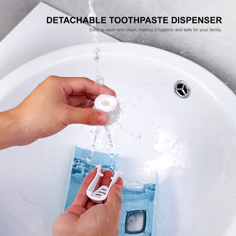 Toothpaste Dispenser Automatic Toothpaste Squeezer Hands Wall Mounted Automatic Toothpaste Dispenser for Bathroom Sink Washroom Shower - Image 4