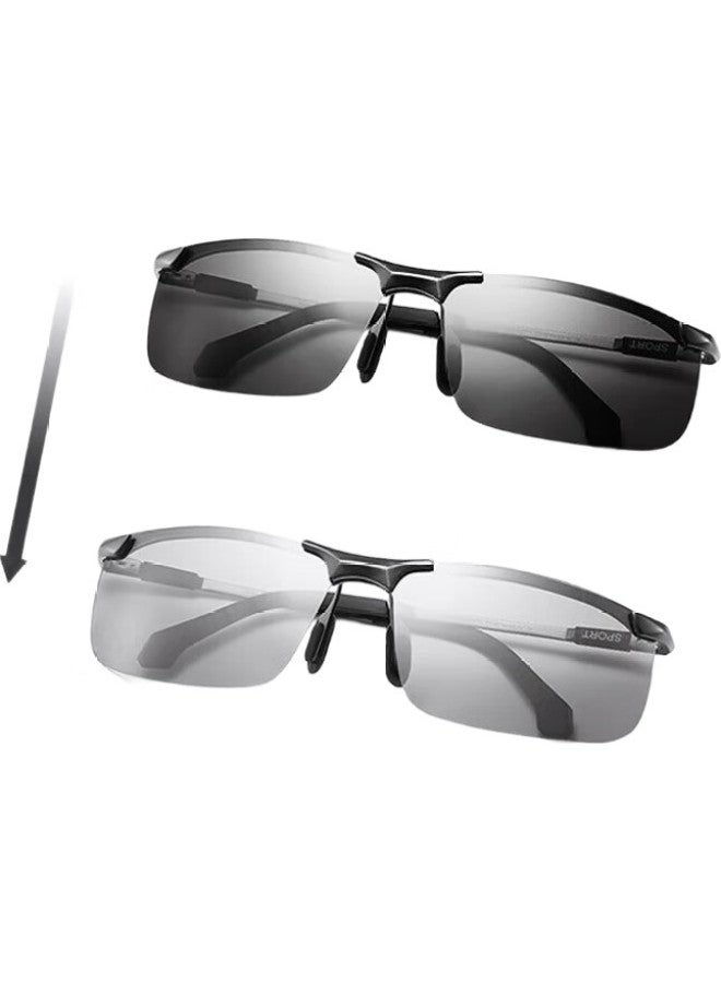 Gabelli Polarized Photochromic Sunglasses For Men, Driving Sunglasses, Cycling Glasses, Day And Night Use, Driving Uv Protection, Anti-Glare - Image 3