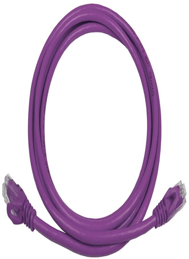 جي كابل شبكة Cat6 1 متر بنفسجي  - Image 3
