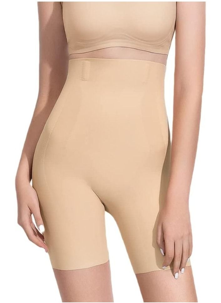 EMXEE - Women High Waisted Shaping control shorts with flat tummy effect Shapewear for Women Mid Thigh Shaping Short - Image 1