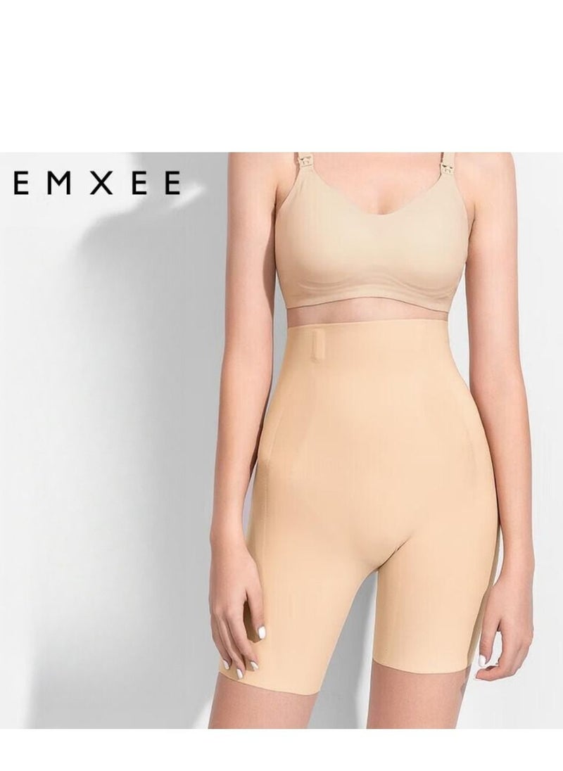 EMXEE - Women High Waisted Shaping control shorts with flat tummy effect Shapewear for Women Mid Thigh Shaping Short - Image 1