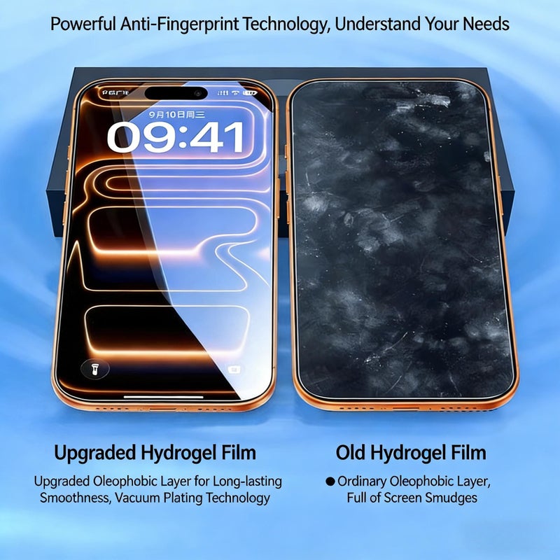 For iPhone 11 12 13 14 15 16 17 Pro Max Mini 2 Pack Self Healing Screen Protector Ultra Thin HD - Image 4