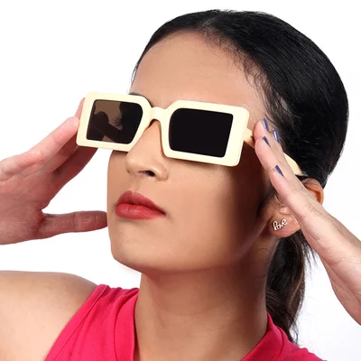 Woggles UV Protection Rectangle Sunglasses| Men &amp; Women