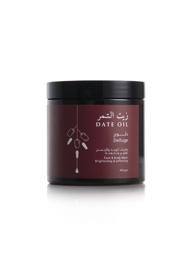 Date oil - Delluge - face & body mask - prightening & softening - Image 1