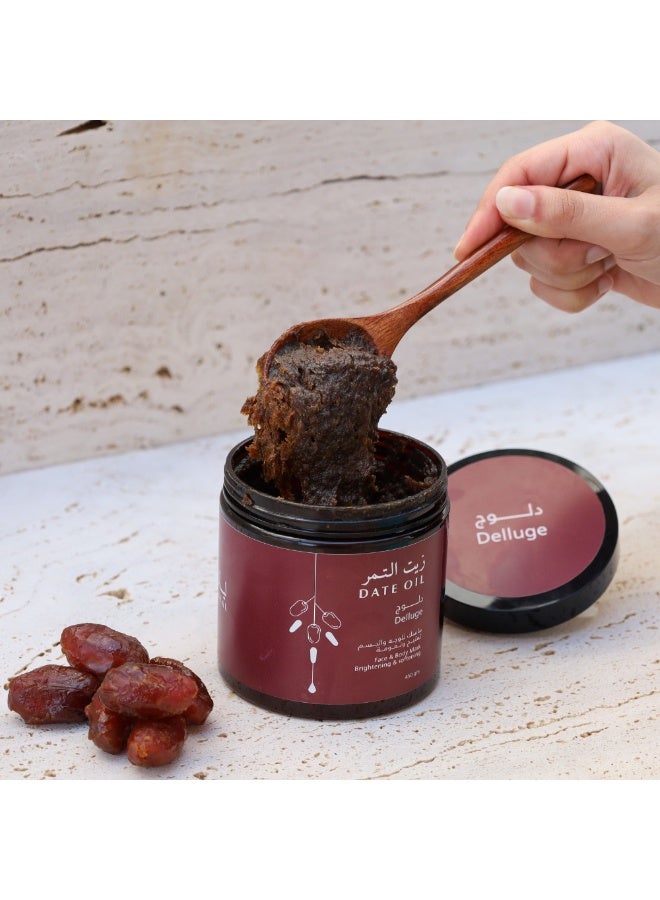 Date oil - Delluge - face & body mask - prightening & softening - Image 2