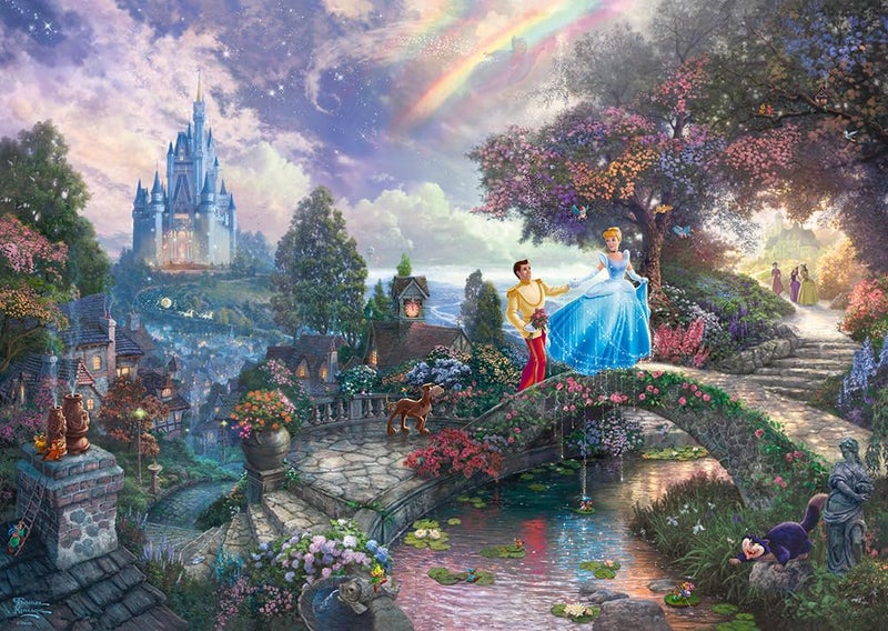 Schmidt Thomas Kinkade Disney Cinderella 1000 Pieces Adult Jigsaw Puzzle Ages 12 - Image 2