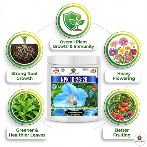Sansar Agro® Garden Bio Organic NPK 10:26:26 Fertilizer For Plants (900 gm) - Image 2