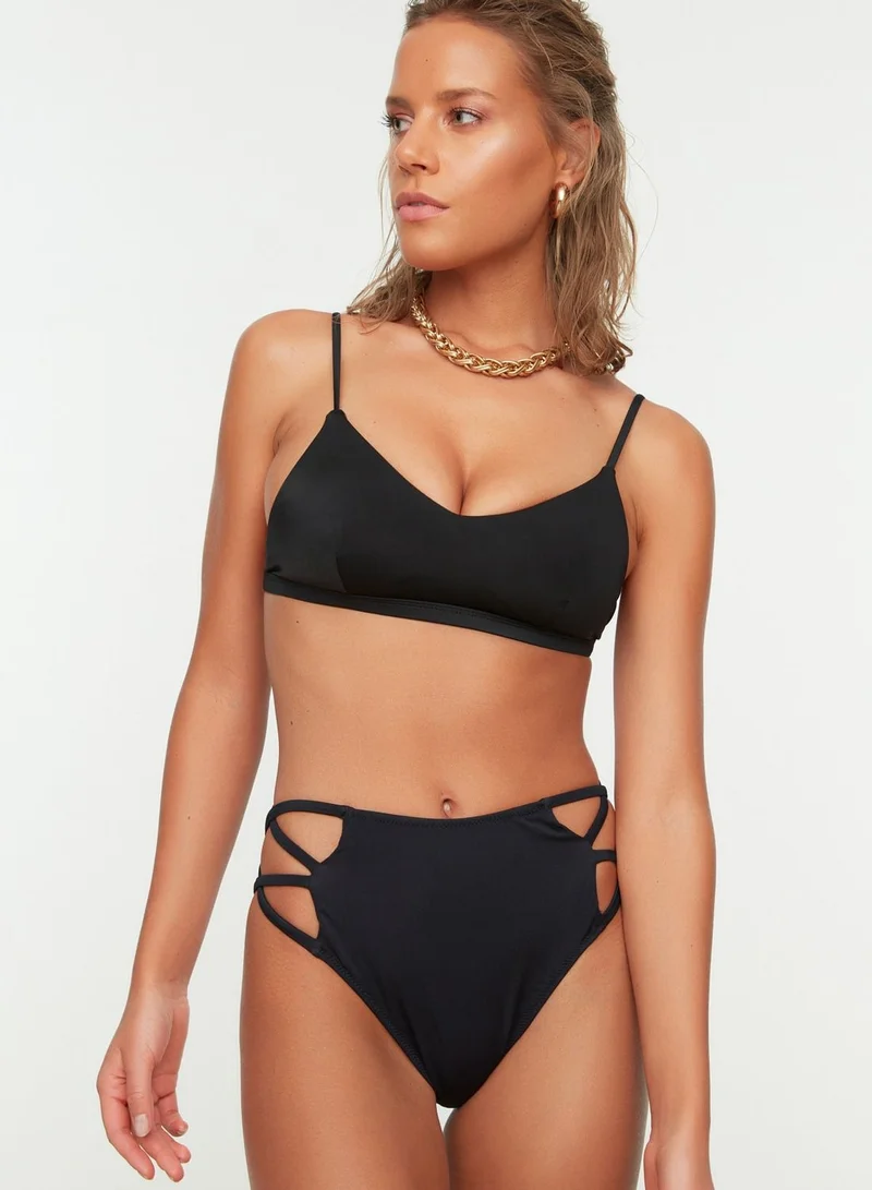 trendyol High Leg Bikini Bottom