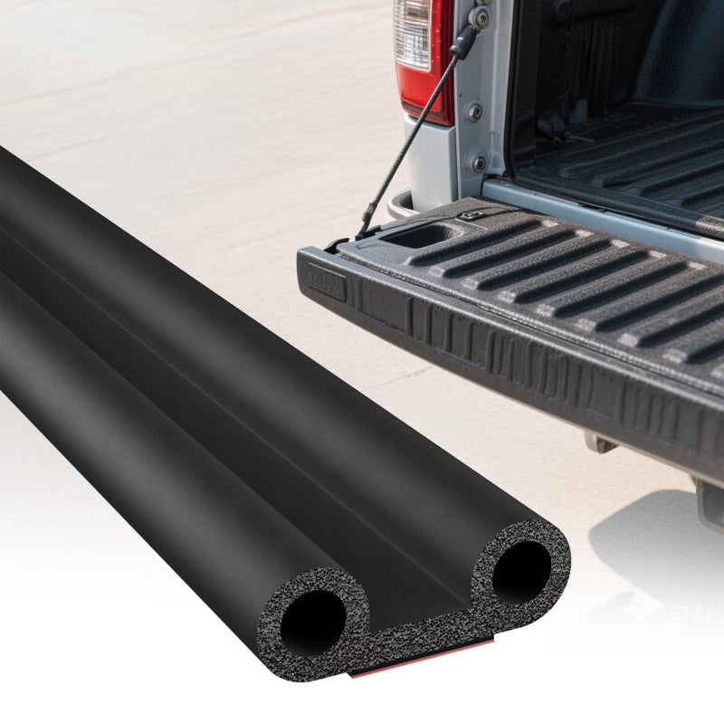 Nayotaa Tonneau Cover Seal Strip - 24.9Ft Truck Tailgate Seal Kit, Adhesive Rubber Weather Stripping for Pickups Tailgate, Camper Shell, Tonneau Cover, Truck Topper ï¼† Cap - Image 1