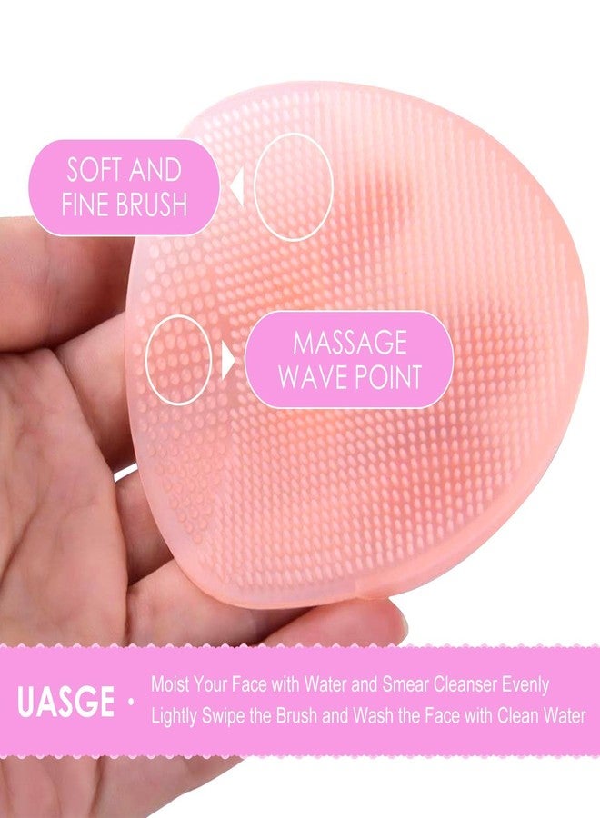 Gugzy® Facial Pore Cleansing Pads, Silicone Face Scrubbers Soft Exfoliators Cleansing Tool Massage Washing Pore Cleanser Blackhead Removing Baby Pet Shower (1, Green) - Image 3