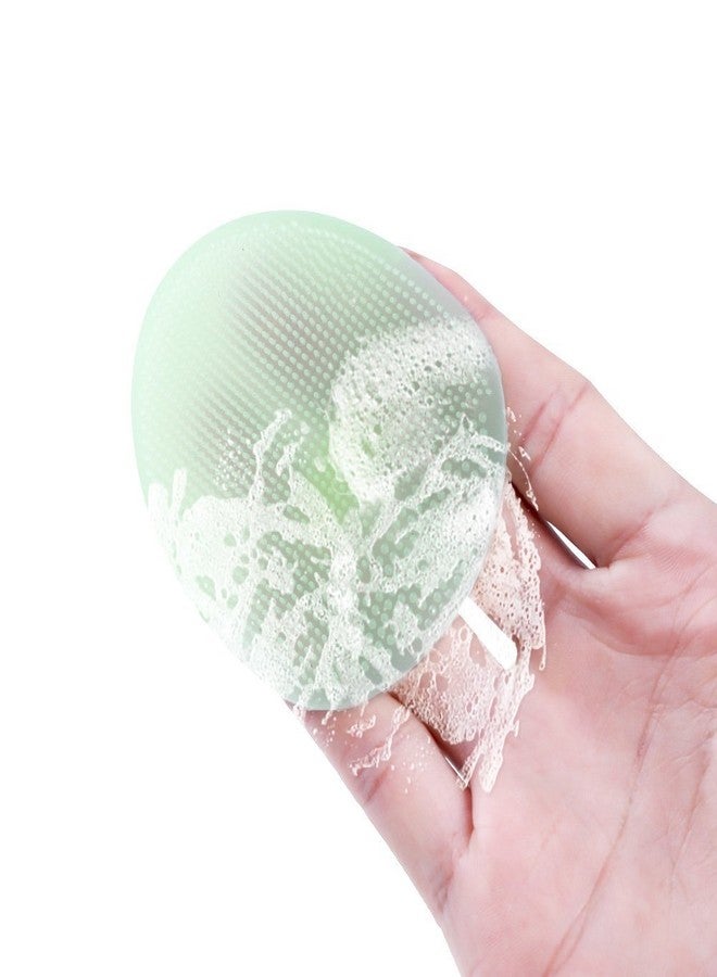 Gugzy® Facial Pore Cleansing Pads, Silicone Face Scrubbers Soft Exfoliators Cleansing Tool Massage Washing Pore Cleanser Blackhead Removing Baby Pet Shower (1, Green) - Image 4