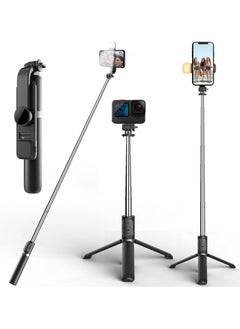AL RAID Phone Tripod Selfie Stick, All-in-1 Phone Tripod Stand with Remote,Portable,Lightweight Tripod for for Selfies, Live Video Recording, Travel  - Image 1