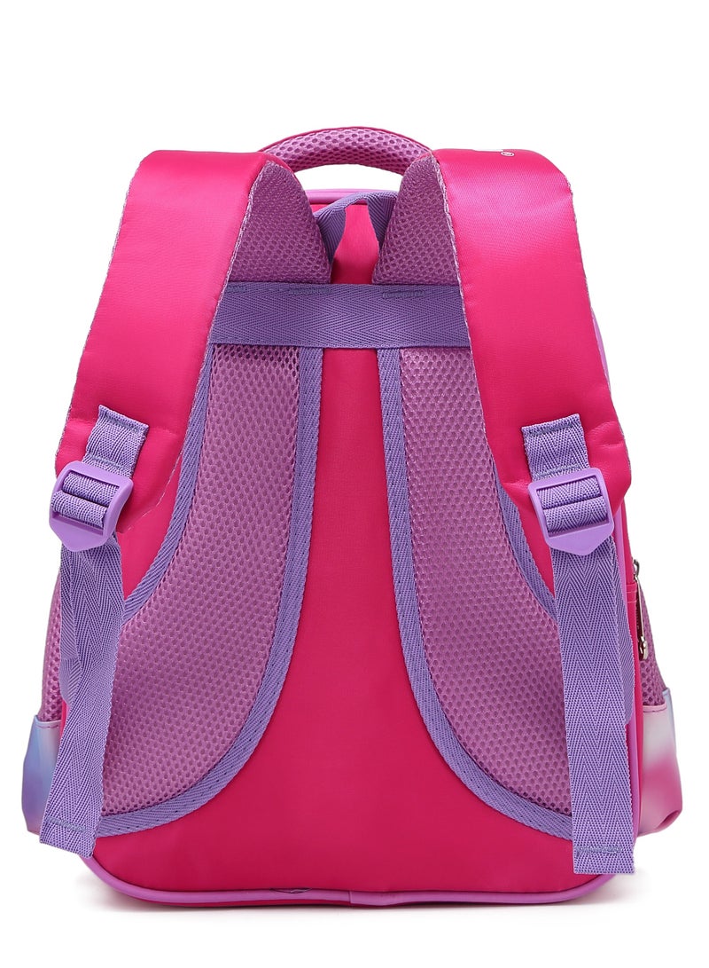 ستارجولد حقيبة ظهر للأطفال مكونة من 3 قطع للفتيات الصغيرات مع حزام قابل للتعديل للمدرسة مقاس 14 بوصة - Image 3
