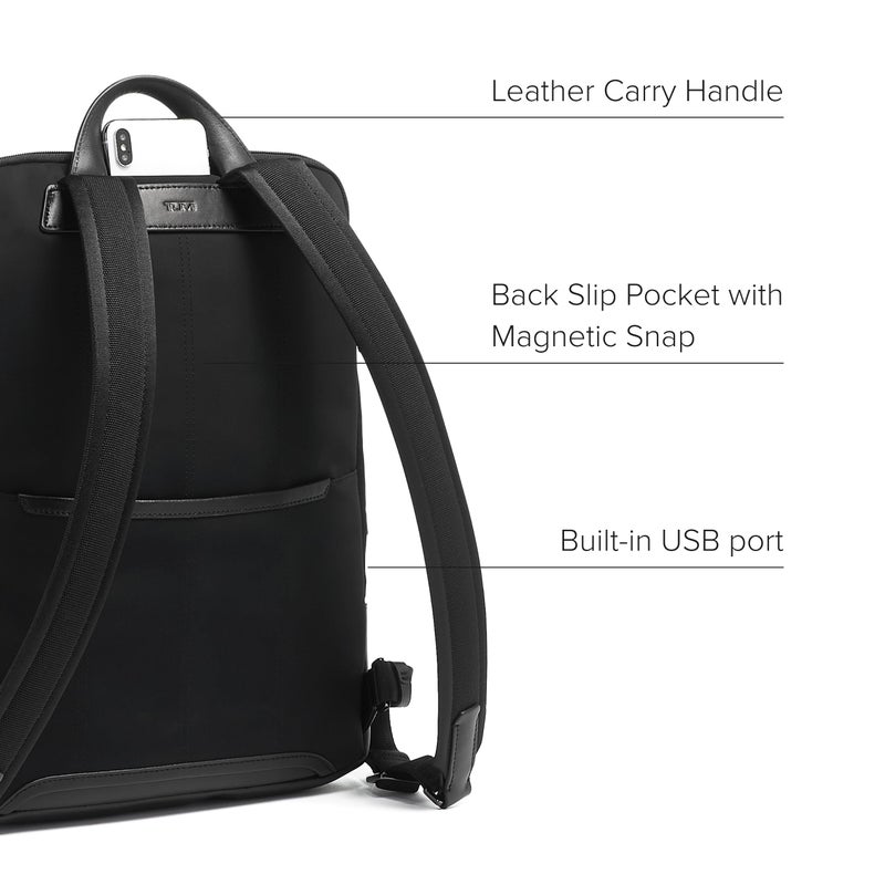 Tumi حقيبة ظهر تومي هاريسون ويليام - حقيبة ظهر للكمبيوتر المحمول 15 بوصة - حقيبة احترافية للأعمال والسفر - منفذ شحن USB-C - أسود - Image 4