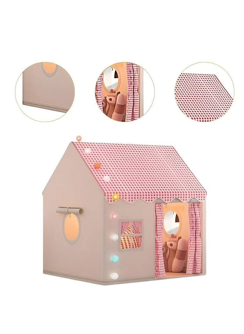 Large Kids Tent Playhouse with Tote Storage Bags, Kids Play Tent Indoor & Outdoor, Kids Tent, Playhouse for Kids, Indoor Bed Tent for Toddler, Furniture Washable Teepee Tent, Toys for 3,4,5,6-Year-Old  - Image 2