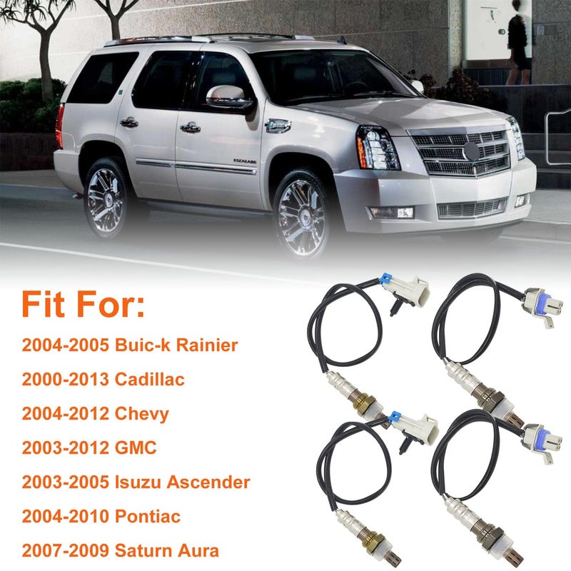 TINJO Oxygen Sensor Upstream & Downstream O2 Sensor 234-4668 213-4229 for Cadillac, Chevy, GMC, Isuzu, Pontiac, Saturn - Image 2