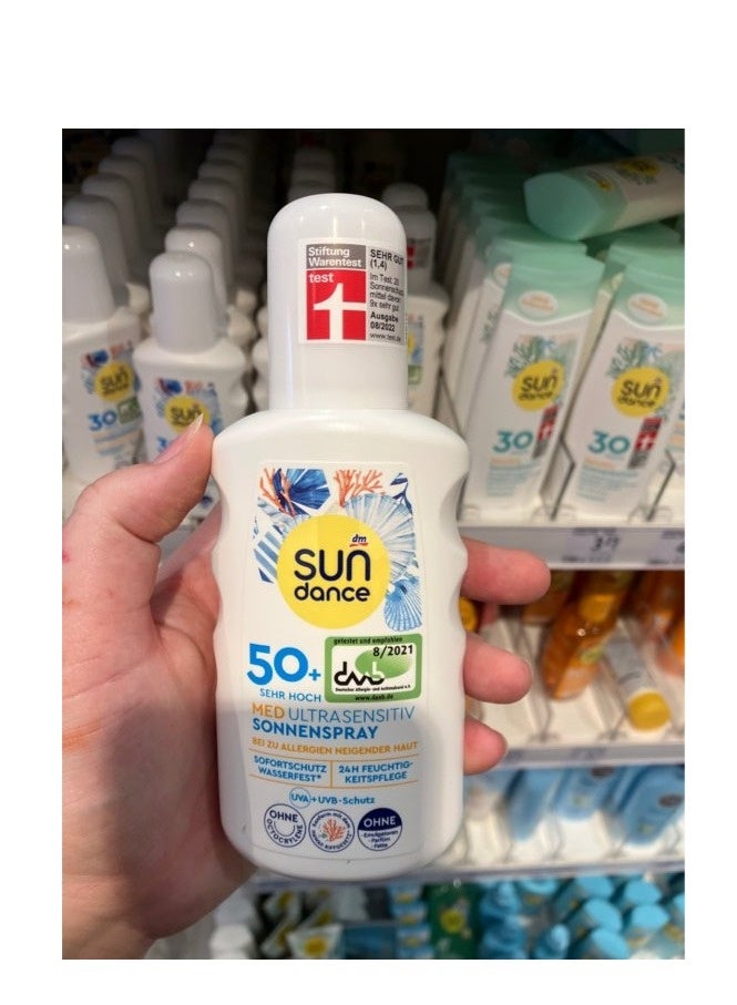 Sun Dance Med Ultrasensitive Sonnen Spray 200 ml