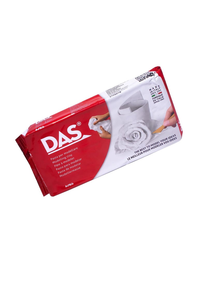 DAS - DAS Air-Hardening Modeling Clay-Terra Cotta Clay Block-Pliable Air Clay for Sculpting and Coating-Easy to Use Air Dry Modeling Clay for All Ages-Molding Clay for Sculpting and More - Image 1