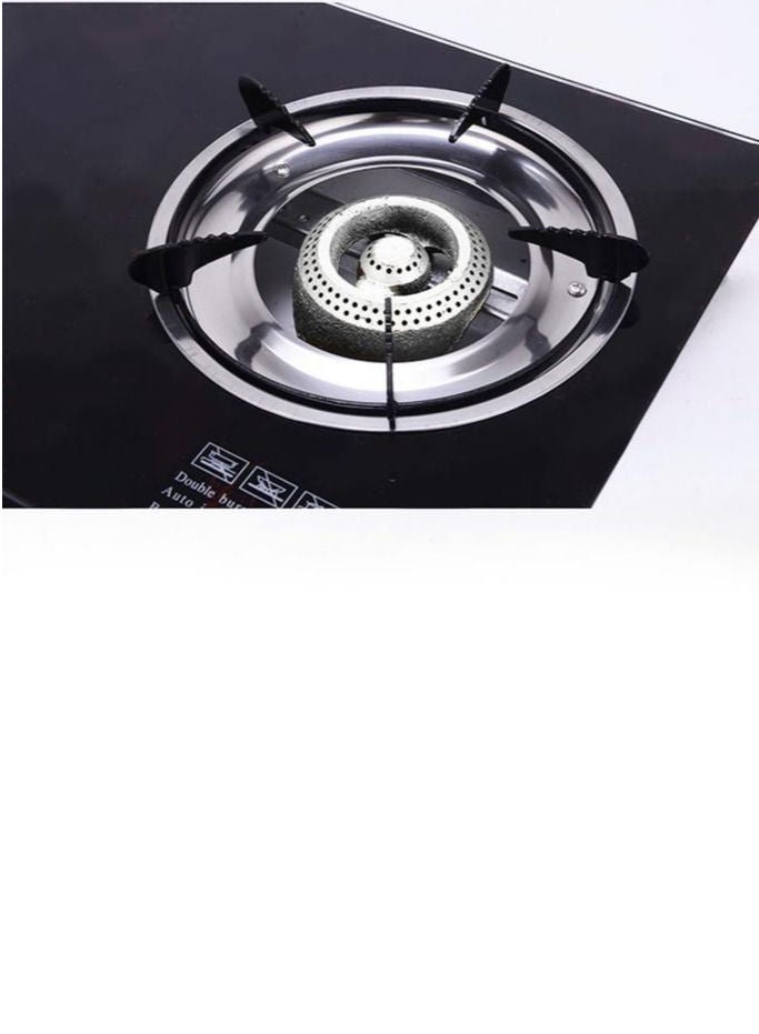 Flat tempered glass gas stove with two burners  - Image 4