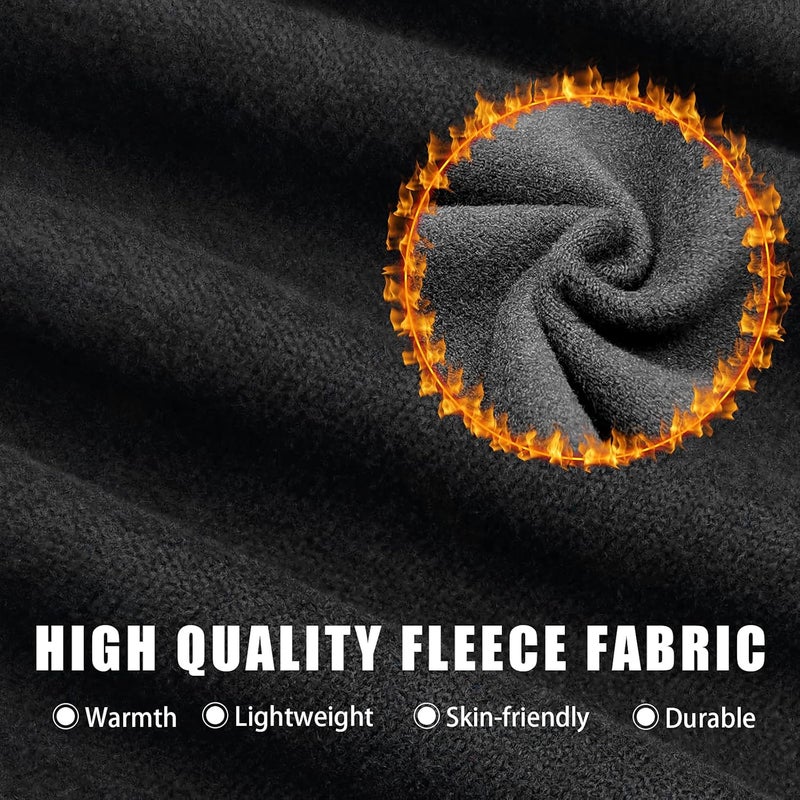 Outrip Breathable Kids Balaclava Ski Mask (2 Pack) - Fleece Winter Face Mask for Cold Weather, Black + Grey - Image 4