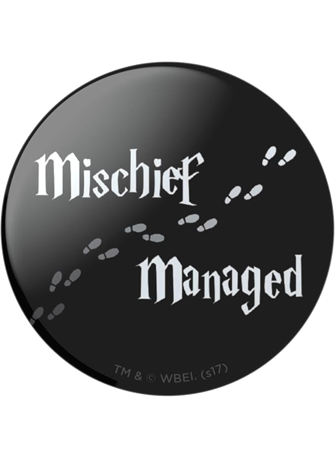 بوب سوكيتس حامل Popgrip المتوسع مع مقبض علوي قابل للتبديل للهواتف الذكية والأجهزة اللوحية Mischief Managed - Image 2