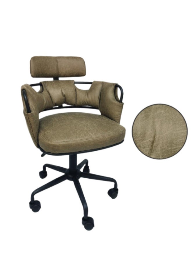 Generic Fabric office chair with lifting wheels oily 
