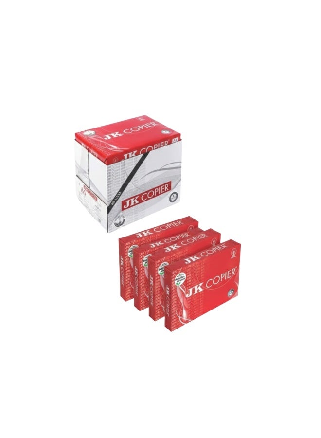 JK Paper JK Photocopy Paper, 80GSM, A4 Size, 5 Reams Per Box - Image 1