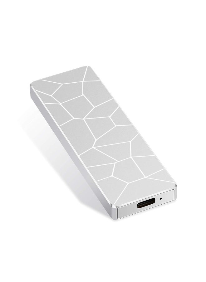 Generic - Portable Mobile SSD Expansion Upgrade Ice Pattern M.2 High-speed Transmission On In Stock-Capacity:20TB-Interface:Silver - Image 1