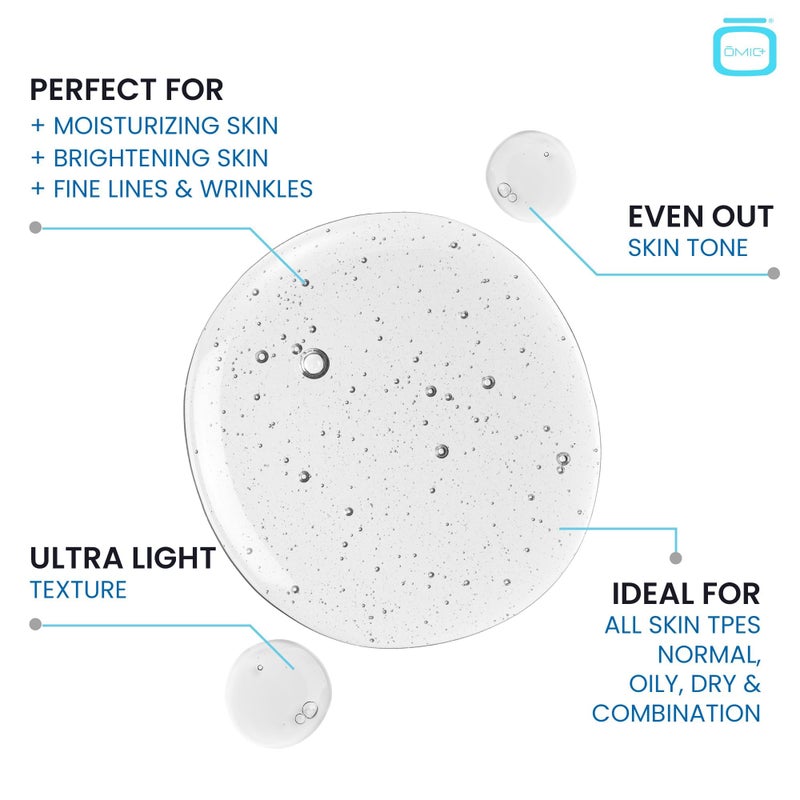 OMIC+ 5% Cysteamine Intensive Corrector Serum - 1 Fl Oz / 30ml - Targets Stubborn Pigmentation, Uneven Skin Tone, Brightening & Firming Antioxidant Formula â€“ Suitable for All Skin Types - Image 4