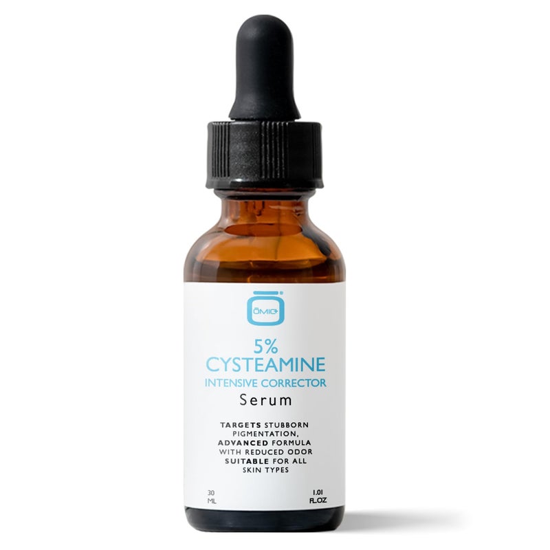 OMIC+ 5% Cysteamine Intensive Corrector Serum - 1 Fl Oz / 30ml - Targets Stubborn Pigmentation, Uneven Skin Tone, Brightening & Firming Antioxidant Formula â€“ Suitable for All Skin Types - Image 1