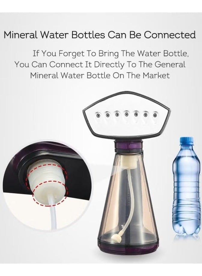 دوشر qwwszمكواة بخار يدوية للملابس، مكواة بخار محمولة ذات قوة اختراق عالية - Image 2