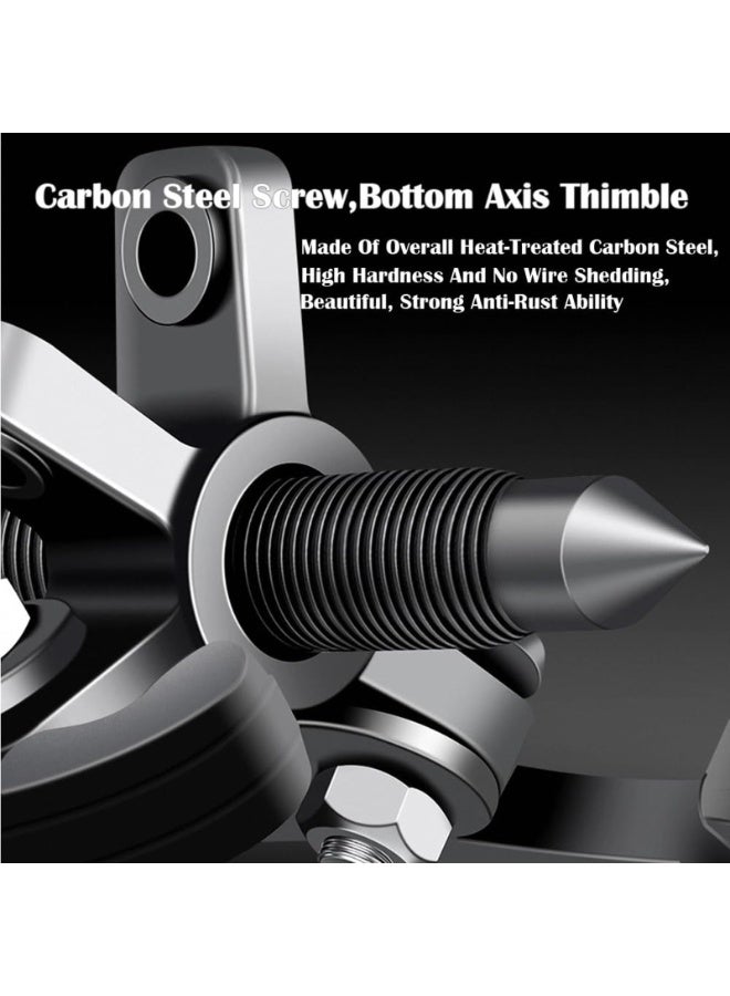 أداة سحب محامل داخلية ثلاثية الفك، أداة سحب تروس محمل تجريبي ٣ بوصة للسيارات مع فكوك قابلة للعكس، أداة استخراج تروس شديدة التحمل لعجلات السيارات، مجموعة سحب للدراجات النارية والسيارات والسيارات الرياضية متعددة الاستخدامات. - Image 4