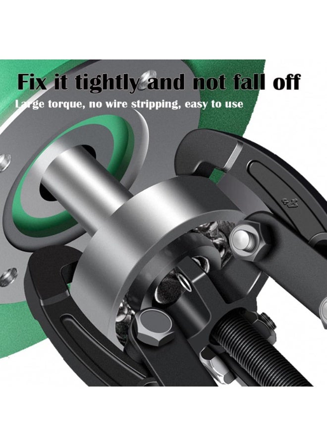 أداة سحب محامل داخلية ثلاثية الفك، أداة سحب تروس محمل تجريبي ٣ بوصة للسيارات مع فكوك قابلة للعكس، أداة استخراج تروس شديدة التحمل لعجلات السيارات، مجموعة سحب للدراجات النارية والسيارات والسيارات الرياضية متعددة الاستخدامات. - Image 5