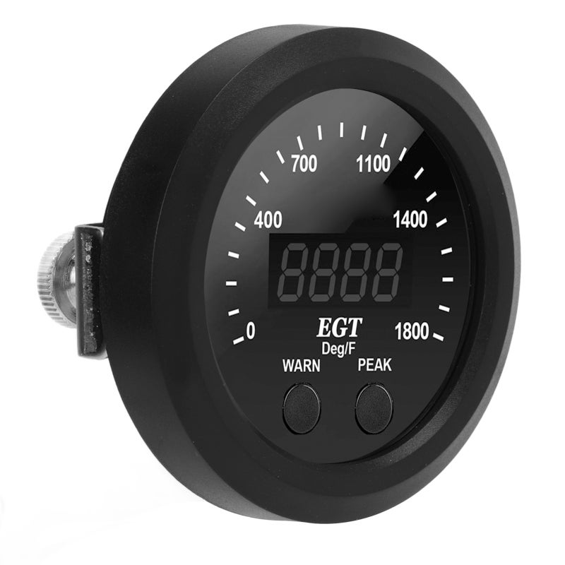 CNSPEED Exhaust Gas Temperature Meter Super Thin 0-1800F Range EGT Gauge - Digital Display High Performance EGT Meter for Diesel Trucks - Image 4