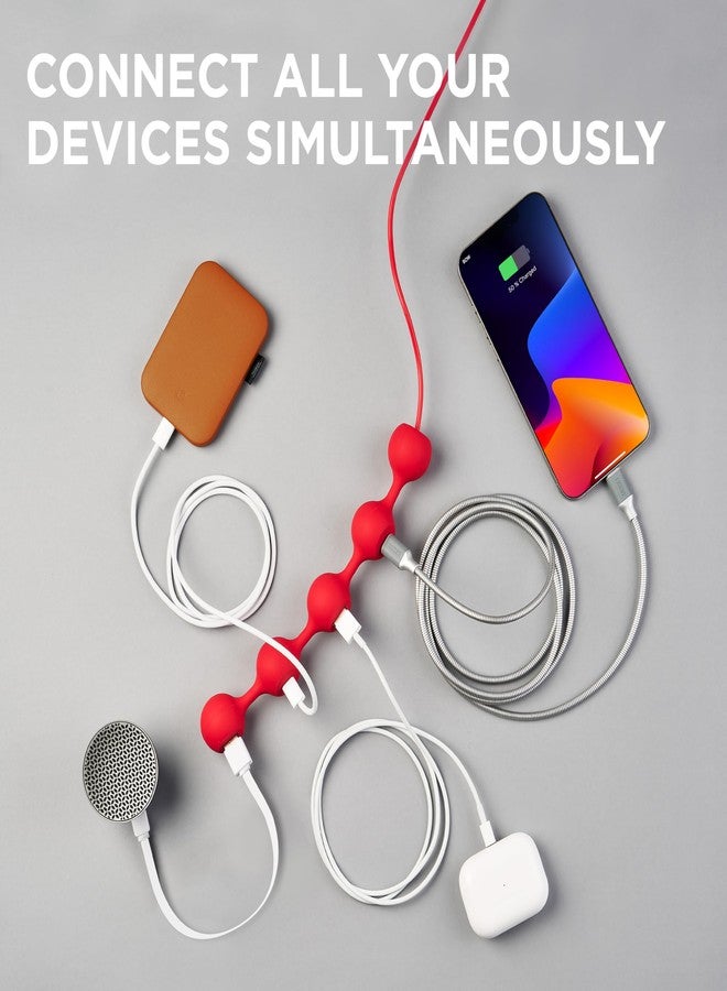 ليسكون موزع ليكسون بيز USB-C لمنفذي USB-A + منفذي USB-C - أخضر داكن - Image 2