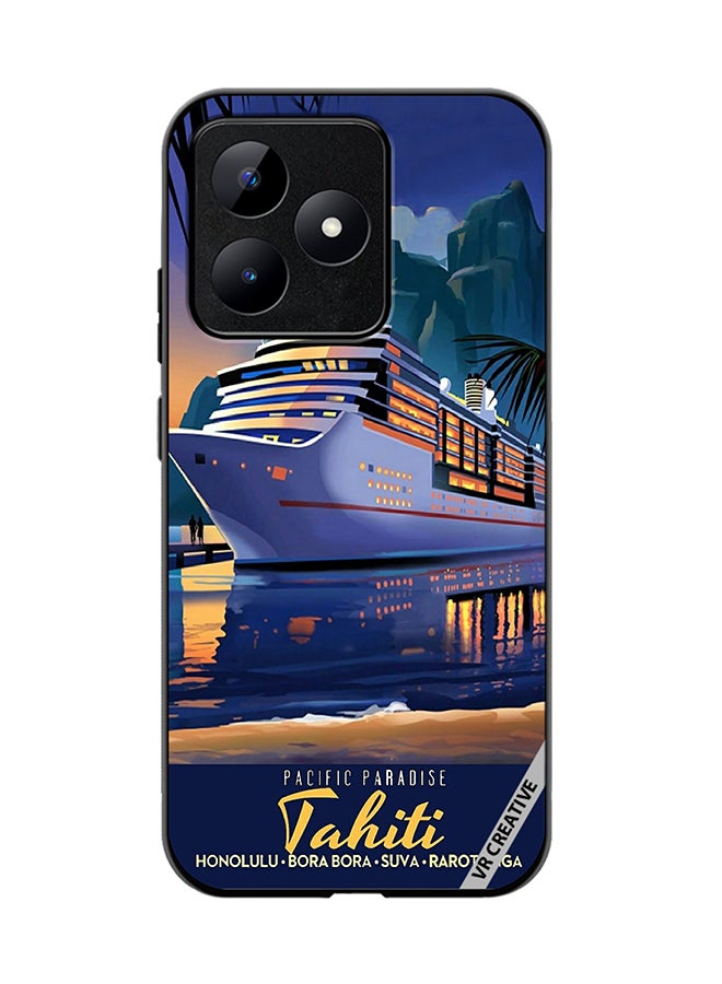 VR CREATIVE Protective Case Cover For Realme C53 Pacific Paradise Design Multicolour - Image 1