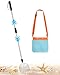 Big Gun 1 Pack Sand Sifter with Seashell Bags 21633 Adjustable Shark Tooth Sifter for The Beach Seashell Collecting Mesh Shovel Scooper with Retractable Handle Beach Toys for Adults Family Kids - Image 2