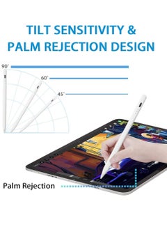 Generic Stylus Pen for Apple iPad – Palm Rejection, Tilt Sensitivity, Magnetic Attachment, Compatible with iPad Pro, Air, Mini (2018-2024)  - Image 3