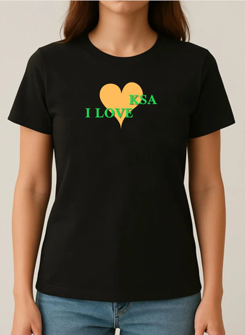 LOWHA Cotton T-Shirt for Saudi National Day or Everyday Saudi Pride Wear for Women & Men