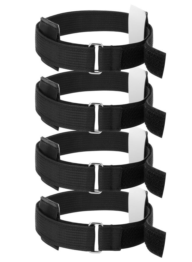 Homakover 4 Pack Sectional Couch Connectors for Sliding Sofas, Non Slip Sectional Sofa Locks, Universal Sectional Couch Furniture Clips, Hook & Loop Cinch Straps with Adhesive Keep Sectional Couch Legs Together - Image 1