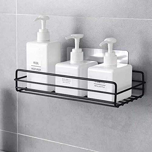 KOYET Metal Punch-Free Multipurpose Wall Holder Storage Rack with Strong Magic Sticker (Multicolor) (Bathroom Storage Rack) - Image 1