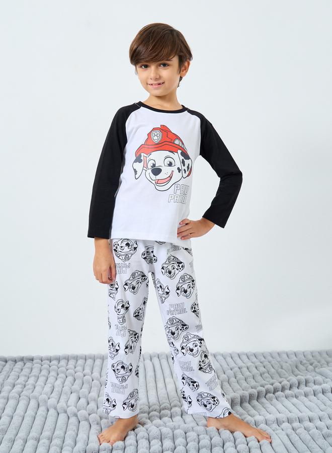 ستايلي طقم من بنطال بيجاما وتيشيرت بطبعة باو باترول - Image 2